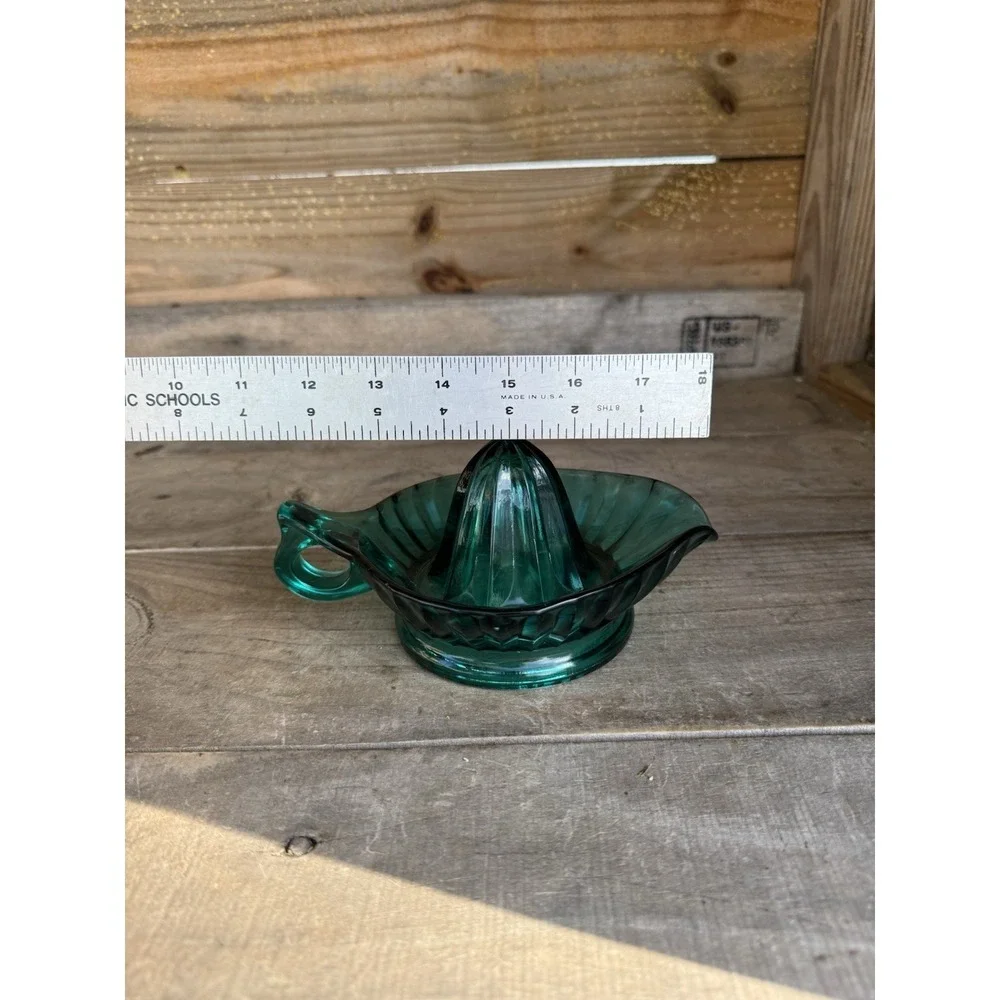 Vintage Jeanette Glass - Ultramarine Pattern Juicer, Depression Glass Juicer